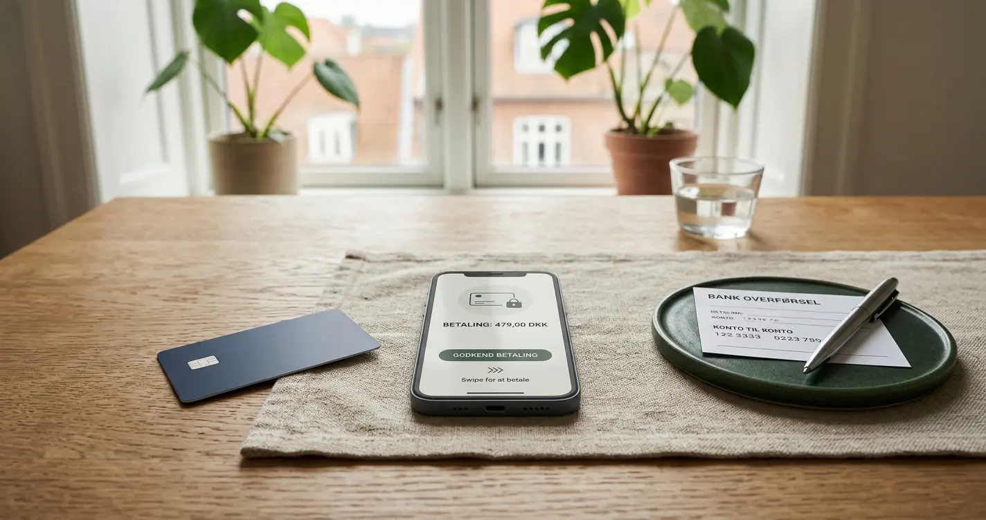 CasinoGo betalingsmetoder i Danmark – MobilePay, kort og NemKonto